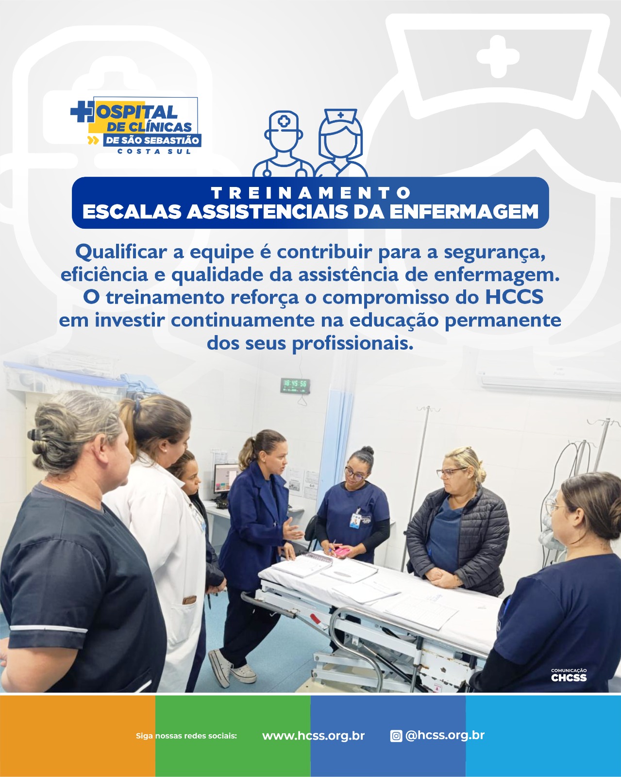 Notícia sobre escalas de enfermagem