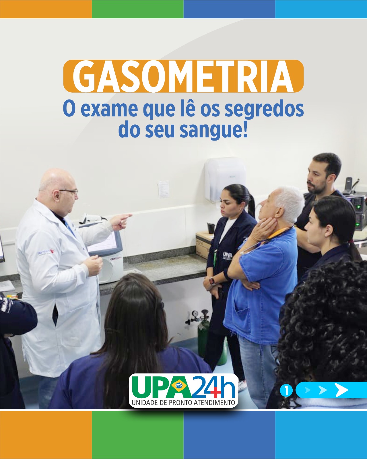 Notícia sobre Gasometria HCSS