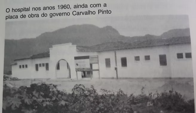 Foto histórica da fachada do Hospital de Clínicas