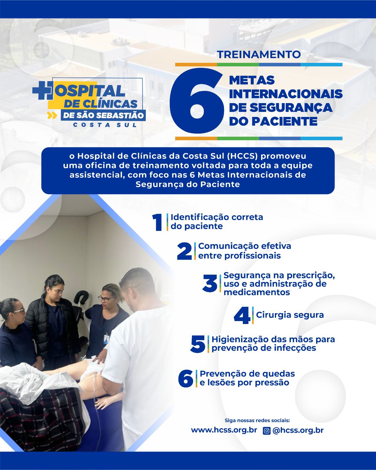 Notícia sobre metas internacionais