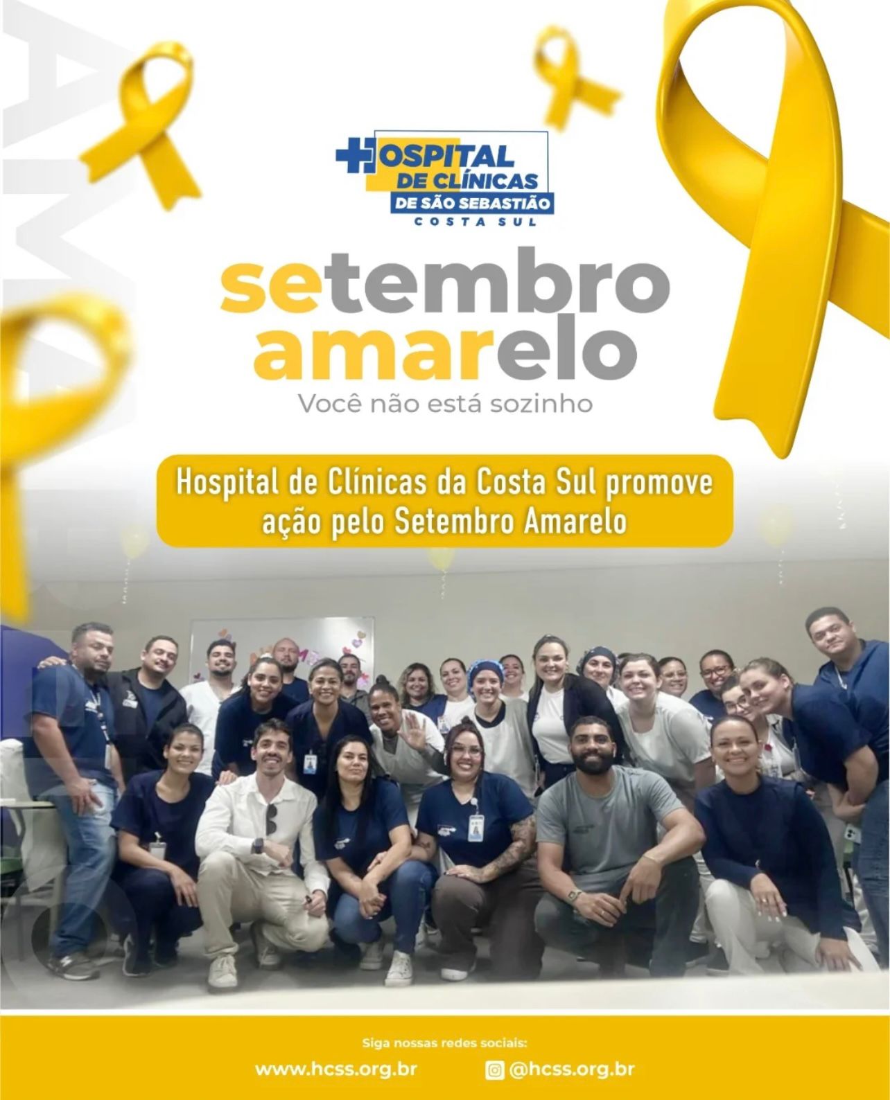 Profissionais da saúde em palestra