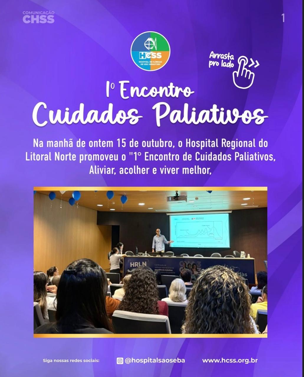 Encontro cuidados paliativos